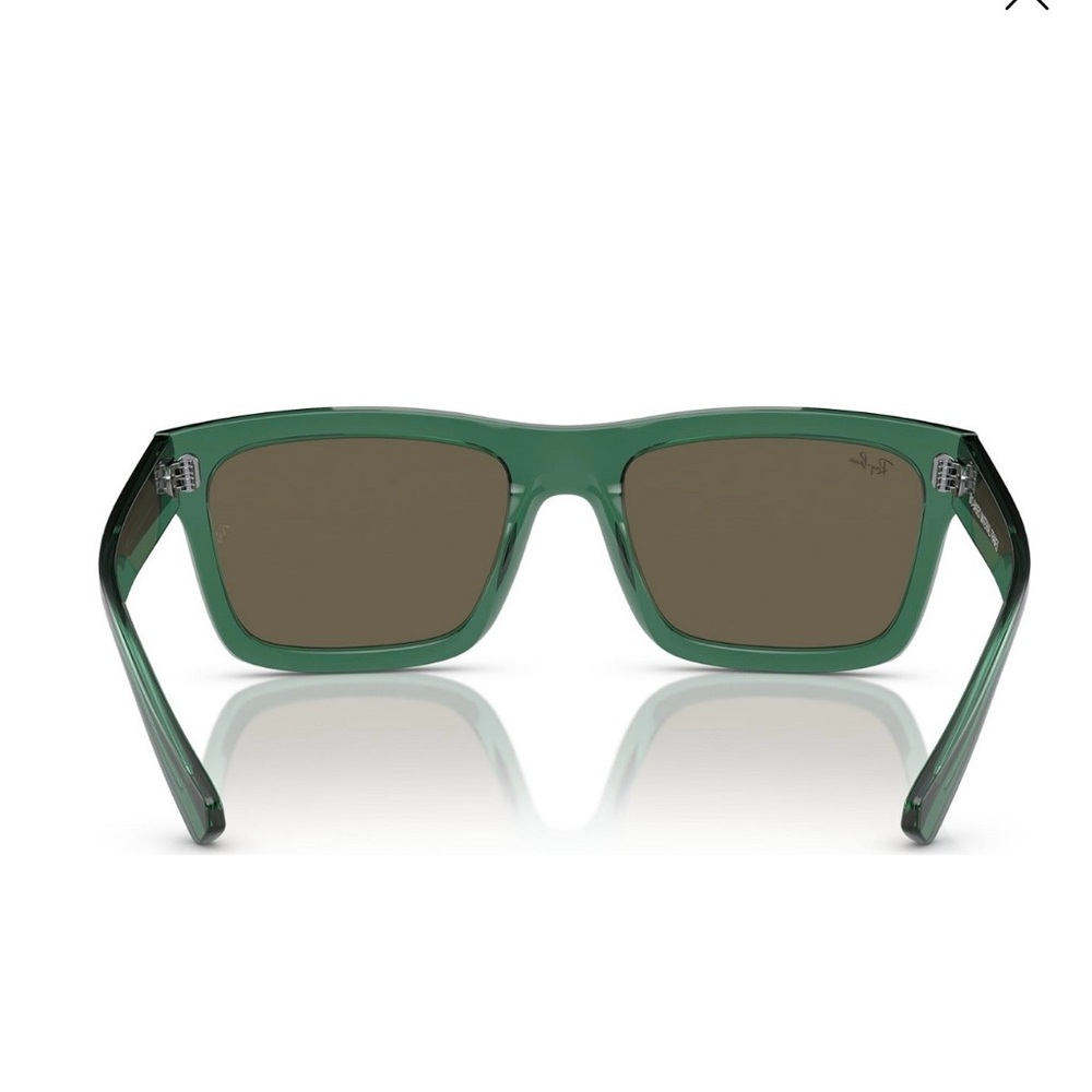 Ray-Ban Warren Emerald Green Rectangular Sunglass… - image 2